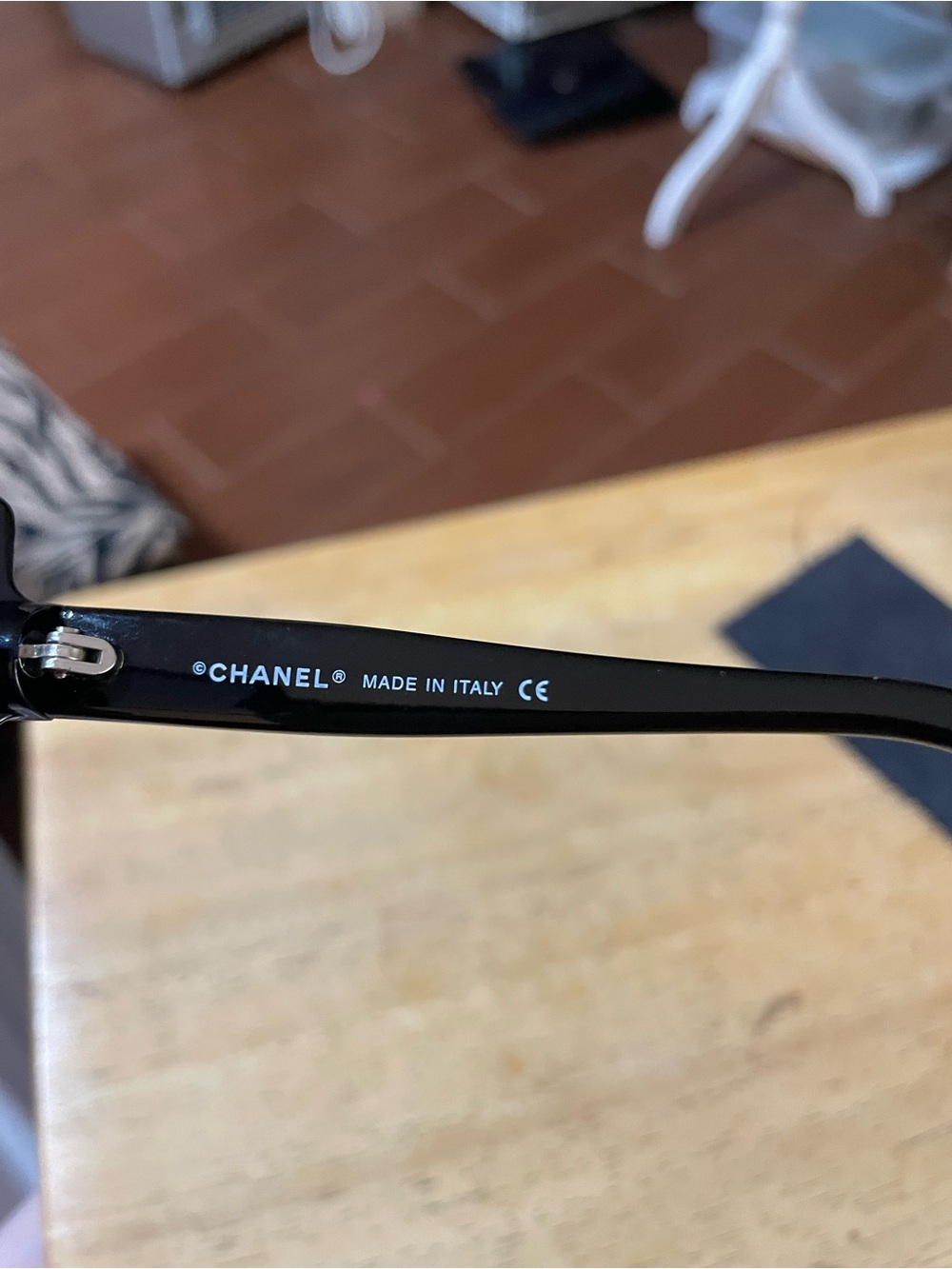 CHANEL 5067 shield sunglasses black frame 
gray gradient lens case cloth 3 set - Picture 9 of 16
